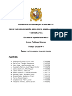 Informe - Políticas Mineras