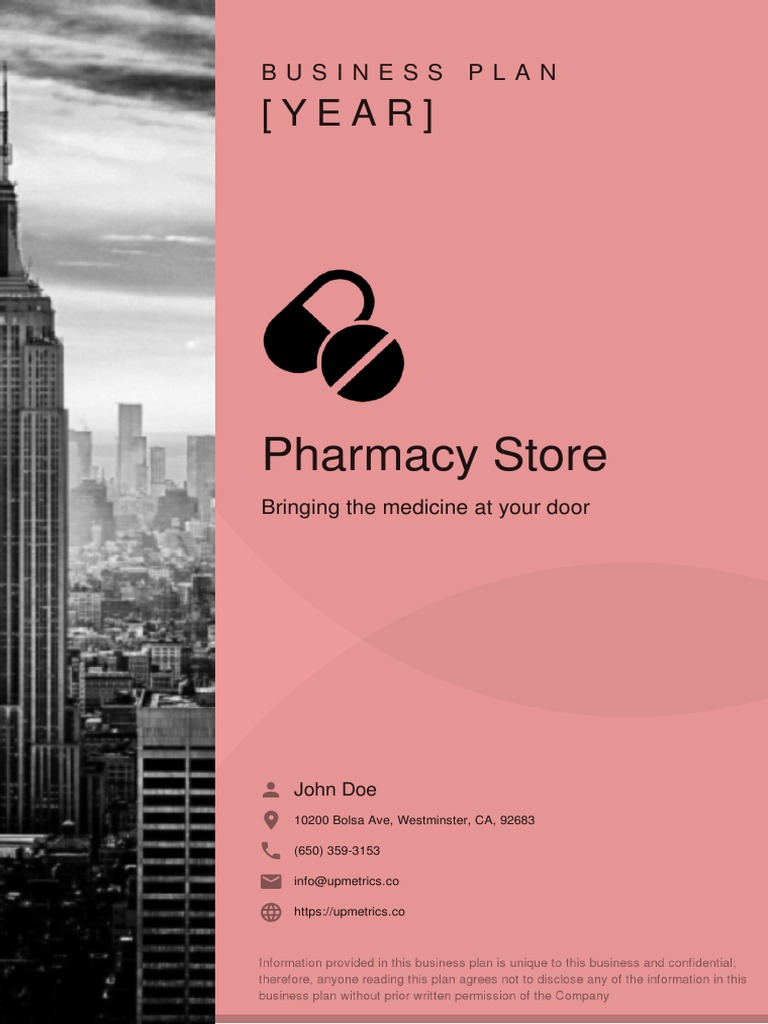 what is pharmacy business plan