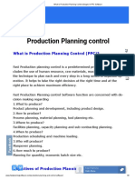What Is Production Planning Control - Stages in PPC Software