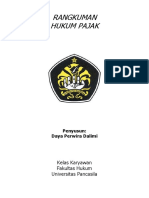 Rangkuman Hukum Pajak