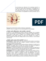 ARTRITIS y ARTROSIS