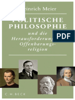 Meier, Politische Philosophie Und Die Herausforderung Der Offenbarungsreligion