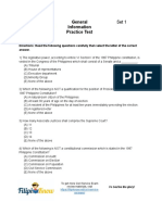 General Information Practice Test Set 1 Review