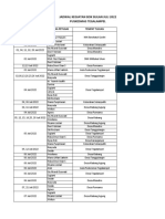 Jadwal BOK Juli 2022