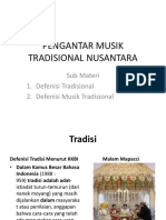 Pengantar Musik Tradisional Nusantara