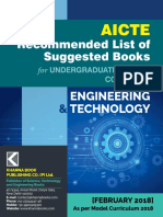 Recommended List of Suggested Books: Aicte
