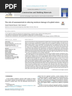 The Role of Nanomaterials in Reducing Moisture Damage of Asphalt Mixes