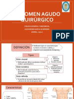 Abdomen Agudo Quirúrgico