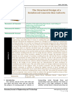 The Structural Design of A Reinforced Concrete Box Culverts: Hasanain S. Al Tamemi1