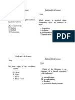 Earth and Life Science