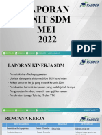 Laporan Unit SDM Mei 2022