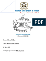 Montessori Senior REPORT CARD NEW