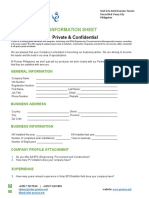 Customer Information Sheet - PH