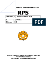 RPS PW Geometrik Jalan Raya