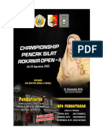 Undangan Championship Pencak Silat Rokania Open II