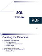 1.1 Review On SQL