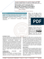 Use of Information and Communication Technologies in The Formation of Ecological Culture of Future Primary School Teachers