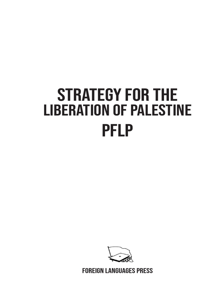 S08 PFLP Strategy Lib Palestine 7th Printing | PDF | Popular Front For