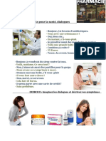 A La Pharmacie Comprehension Orale Exercice Grammatical Jeux de r 44944