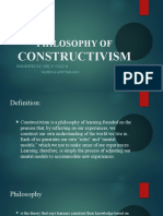 Philosophy Of: Constructivism