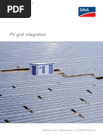 PV Grid Integration: Backgrounds, Requirements, and SMA Solutions