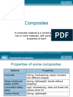Composites: A Composite Material Is A Combination of Two or More Materials, With Some of The Properties of Each