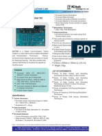 Digital Communication Lab: ACT-07T Data Conditioning Trainer Kit