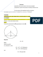 Theorems of Circle Geometry