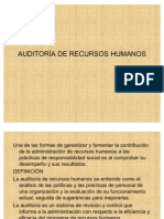 Auditoria de Recursos Humanos