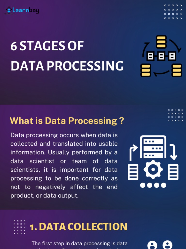 6 Stages of Data Processing | PDF | Data | Information