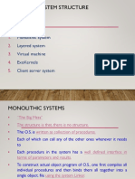 Operating System Structure