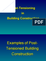 Post-Tensioning in Building