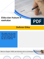 Ppt. Etika Dan Hukum Kesehatan