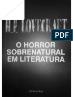 O Horror Sobrenatural em Literatura - H.P Lovecraft OCR