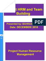 Project HRM and Team Building Training DEC. 2018