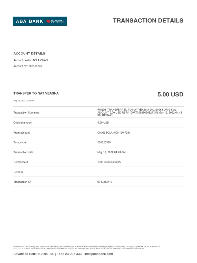 Transaction 9740353442 | PDF