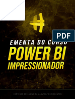 Ementa Curso Power BI