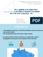Análise da qualidade fisico-química na água dos bebedouros da Universidade Estadual de Feira de Santana - BA (1)