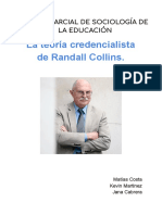 Teoría Credencialista de Randall Collins