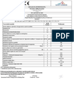 Declaratie de Performanta Geam Planitherm