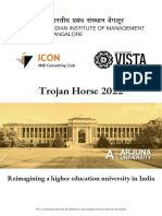 Trojan Horse 2022: Reimagining A Higher Education University in India
