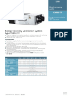 Energy Recovery Ventilation System Type CHRU-TF