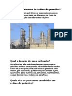 O Que É o Processo de Refino Do Petróleo