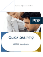 QLE1 Excel Introduction en