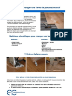 Art Consctruction FT Remplacer Une Lame de Parquet