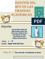 Autogestion Del Tiempo A Las Demandas Academicas - pptm1