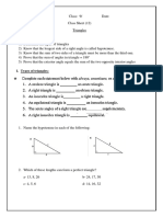 Class Sheet 12 Triangles Anglesmn