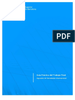 Guía Práctica Del Trabajo Final de Impuesto de Sociedades Internacional