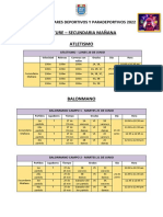 Fixture Jedpa 2022