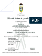 El Servicio Nacional de Aprendizaje SENA: Javier Fernando Rodriguez Amaya